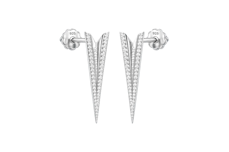 True North Arrow Earring