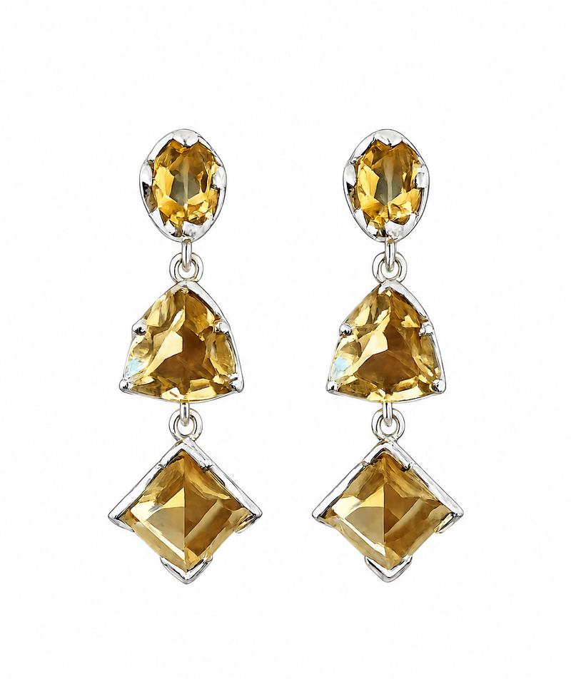 Golden Hour Citrine Earring
