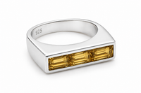 Triad Gemstone Ring
