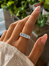 Triad Gemstone Ring