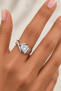 Trillion Solitaire Ring