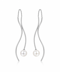 Helix Pearl Threader Earring