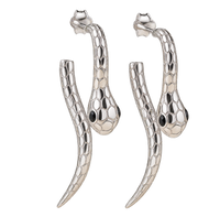 Serpent Coil Earrings