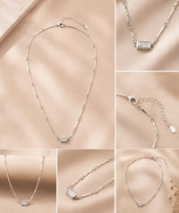 IMREVE Single Gemstone Necklace detail